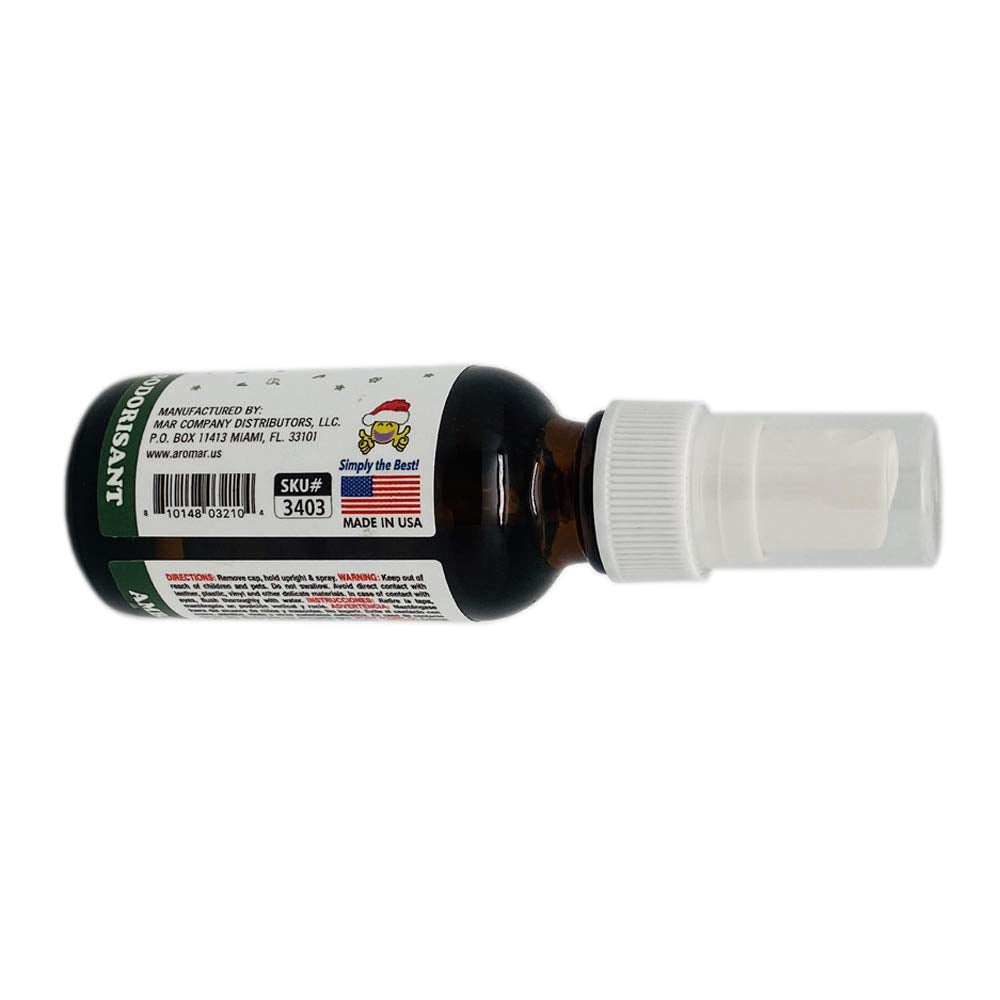 Aromar Peppermint Frost Concentrated Air Freshener Odor Eliminator (1 Oz Bottle) Holiday Collection