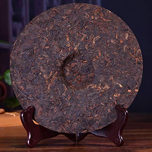 YiwuZhengshan 12.59 oz /357g ancient tree Pu'er tea cooked tea Qizi cake