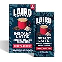 Laird Superfood Sweet and Creamy Instant Latte with Adaptogens, 5 pk Sachets