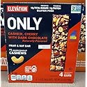 Elevation ONLY Cashew, Cherry with Dark Chocolate Fruit & Nut Bar 5.6oz 160g (Single Box)