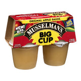 Musselman's Apple Sauce Big Cup Original - 4 CT