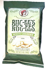 Buc-ee's Nug-ees: White Cheddar Habanero Flavored Powdery Cheese-Flavored Beaver Nuggets Sweet Corn Puff Snacks From Texas, 1 Bag of 5 Ounce