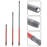 3 Section Telescopic Handle for Vileda O-Cedar Easywring Spin Mop Replacement, 22 Inch to 48 Inch Elescopic Extends Handle
