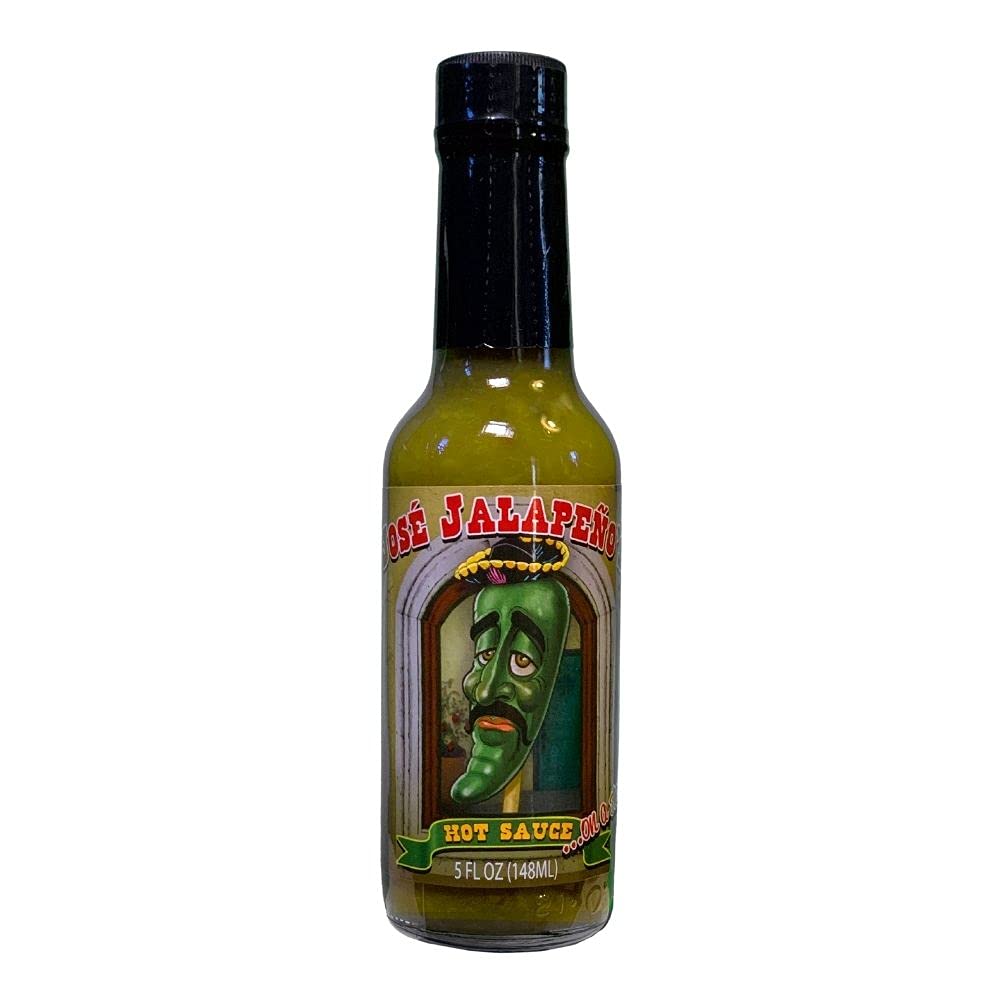 Jeff Dunham - Jose Jalapeno Hot Sauce | A Perfect Balance of Jalapeno and Habanero Peppers for a Spicy and Flavorful Kick (Medium, 5 fl oz)