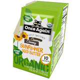 Once Again Organic Sunflower Butter Packets - Individual Sunflower Butter Packets for Snacks, Travel, Lunches - Single Serve Squeeze Packs - Vegan