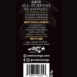 CW Dressings Date All-Purpose Seasoning, Date Sugar Sweetened, 5 oz