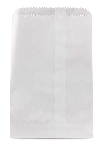 Hygloss Pinch Bottom Paper Bags 8.5"X11" 50/Pkg - White