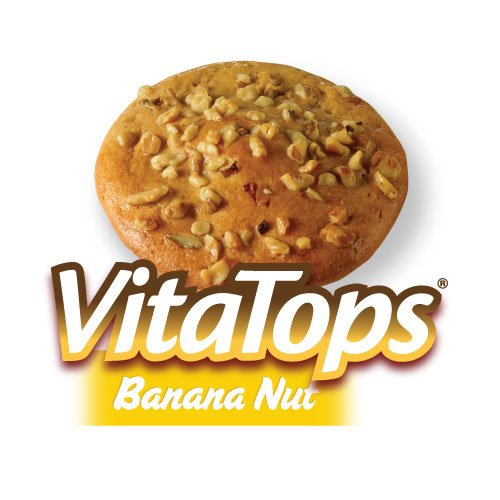 Banana Nut VitaTops, 2-Ounce Units (Pack of 16) (Banana Nut)