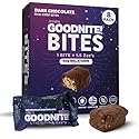 GOODNITE Sleep Bites - 5mg Melatonin + L-Theanine Dark Chocolate Mini Bites - Relaxing Bedtime Snack - No Morning Grogginess - Vegan Gluten-Free - 8