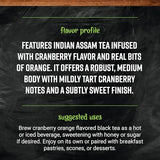 Frontier Bulk Cranberry Orange Flavored Black Tea, Organic, 16 Ounce
