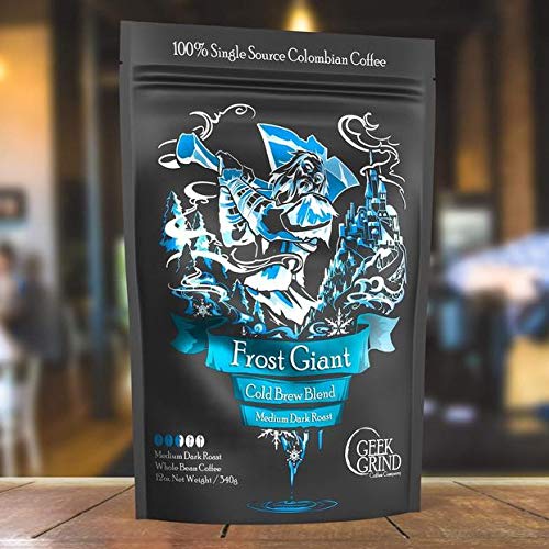 Geek Grind Frost Giant Roast Whole Bean Coffee - 12oz Bag