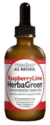Herbasway Herbagreen Tea, Raspberry Lime, 2 Ounce