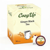 Cozy Up Ginger Black Tea K-Cup Pods, 36-Count, Compatible with Keurig Brewers