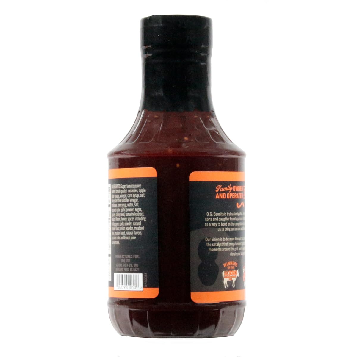 O.G. Bandits Competition BBQ - Tangy Tumbleweed BBQ Sauce - Award Winning - 20.5 oz.
