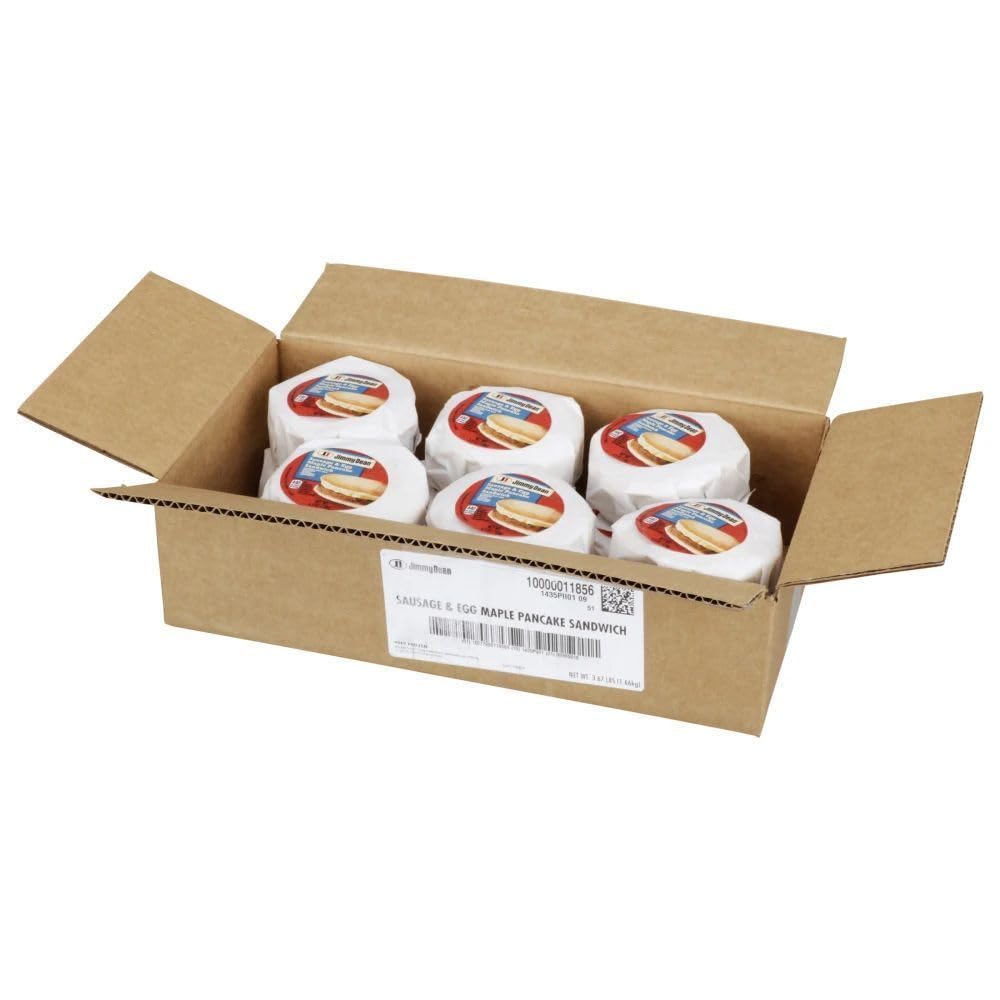 Jimmy Dean Egg Pancake and Sausage Sandwich, 4.9 Ounce -- 12 per case.