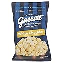 Garrett Popcorn White Cheddar, 5.0oz, White Cheddar Gourmet Popcorn, Gluten Free, Savory Snack, Popped Popcorn Bag