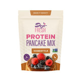 Dojo Fresh Homestyle Protein Pancake Mix, Plant-Based & Vegan, 28g Protein per Serving, Non-GMO, Just Add Water, High-Protein Pancakes, Waffles & Baking Mix (8 oz)