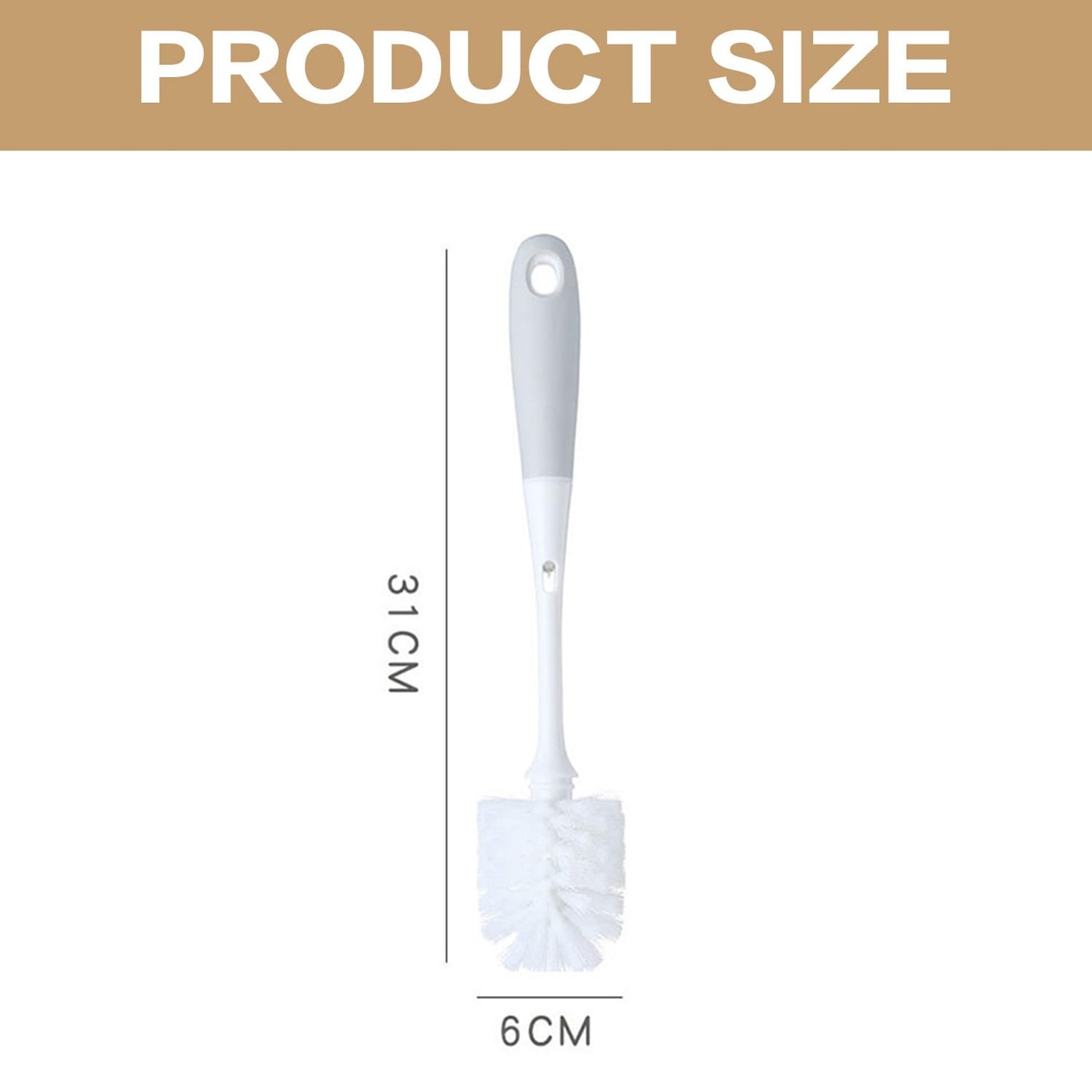 2-in-1 Kitchen Long Handle Detachable Cleaning Brush with no Dead Corners