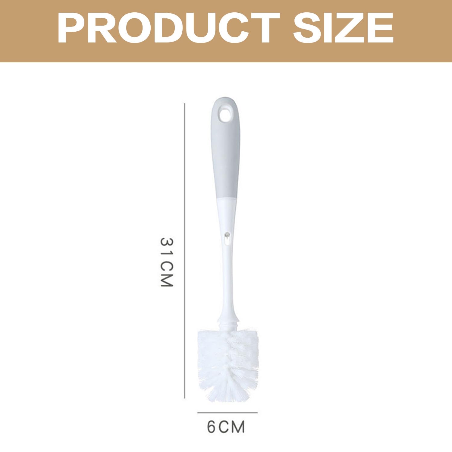 2-in-1 Kitchen Long Handle Detachable Cleaning Brush with no Dead Corners