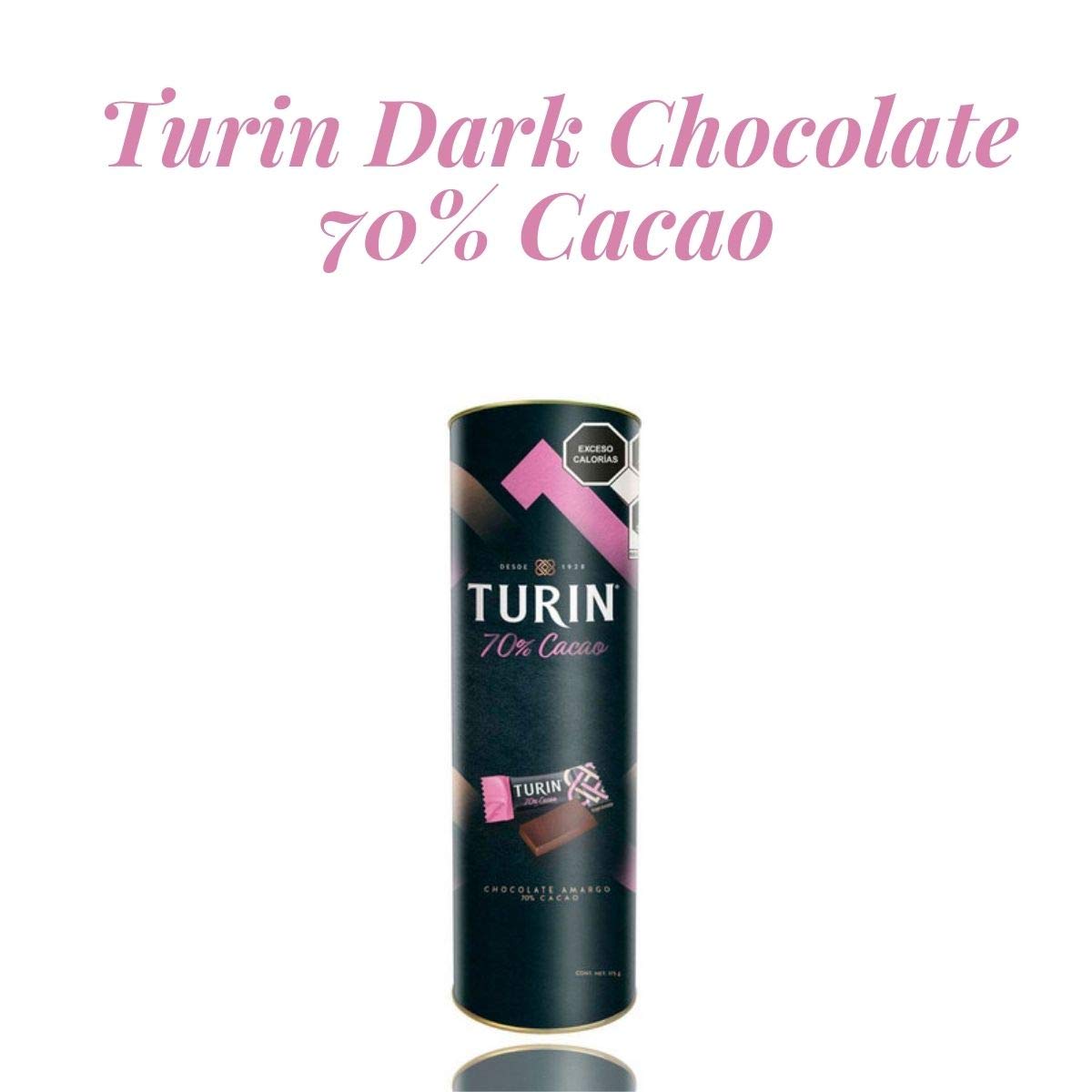 Turin Dark Chocolate Truffles Tube 70% Cacao