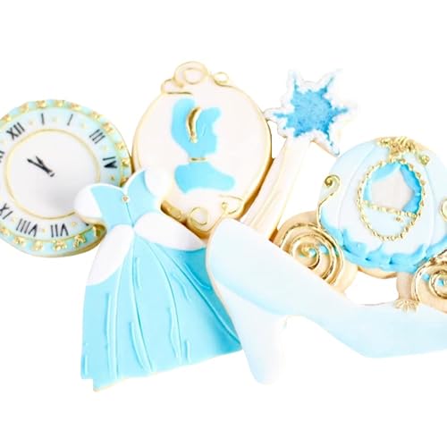 ½ Dz. Cinderella EXPANDED Cookie Set! “A Dream is a Wish Your Heart Makes” Birthday Themed, Bridal Shower Party Favors or Baby Gift!
