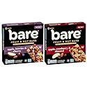 Bare Fruit & Nut Bars, Apple, Cranberry & Almond and Apple, Berries & Cherry Variety Pack (Pack of 2)