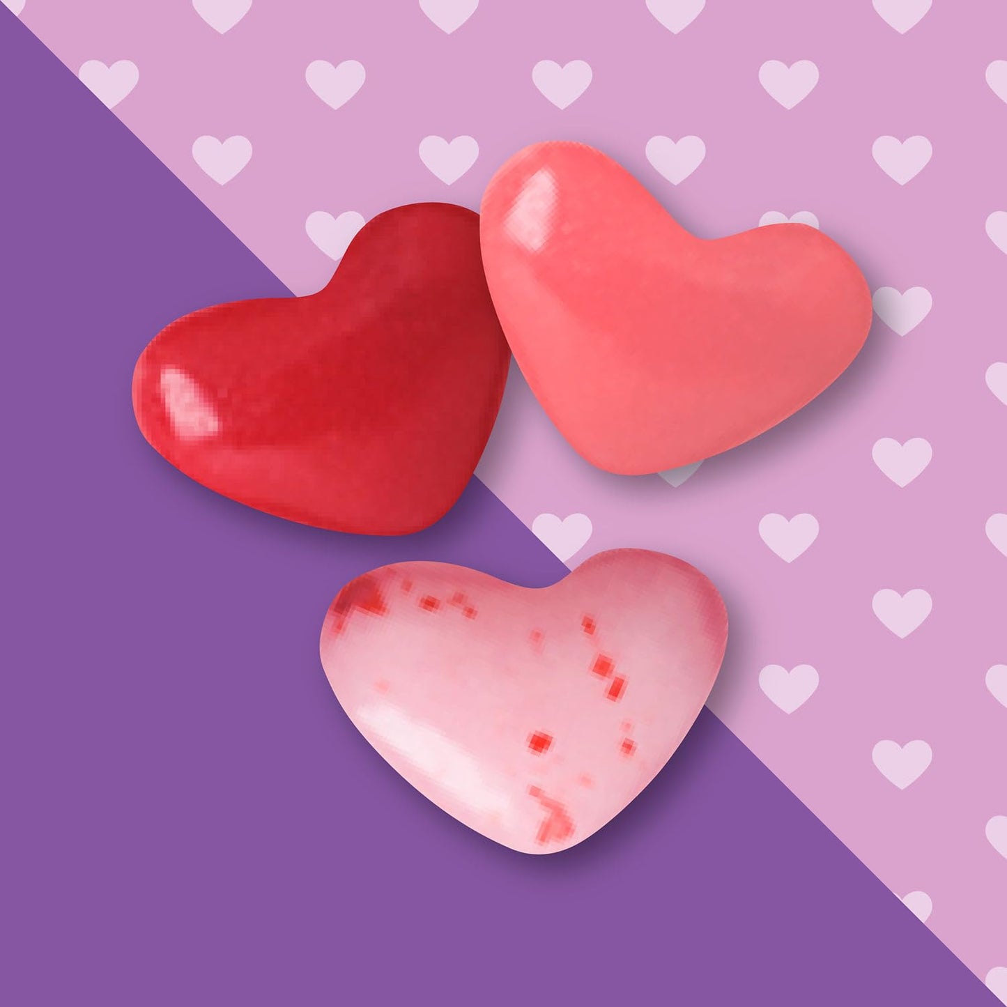 JOLLY RANCHER Assorted Fruit Flavored Jelly Hearts, Valentine's Candy Bag, 11 oz