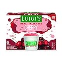 Luigi's Real Italian Ice, Cherry, 6 Ounce, 6 Count (Frozen)