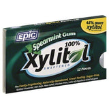 Epic Dental Gum Xylitol Swtnd Sprmint 12 Ct Case 12