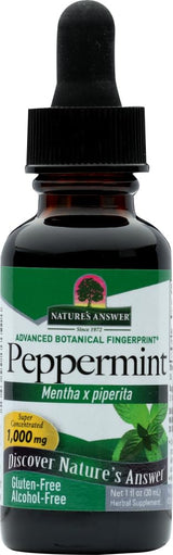 Nature's Answer Peppermint Leaf, Alcohol Free, 1 Ounce (Pack of 12)