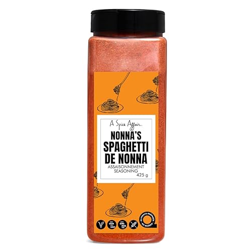 A Spice Affair Nonna’s Spaghetti Seasoning | Classic Italian Herb & Tomato Pasta Blend | Perfect for Spaghetti, Pasta Sauces & Italian Cooking |
