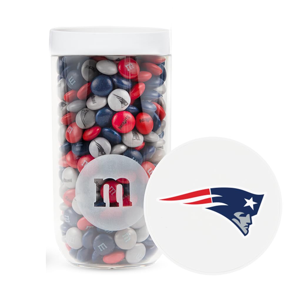 M&M'S NFL New England Patriots Milk Chocolate Gift Jar, 12.7 oz