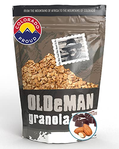 Olde Man Granola Gluten Free Granola - Non-GMO Healthy Granola Cereal - Soft Whole Grain Oats, Butter, Brown Sugar - Handmade in Colorado (Salted