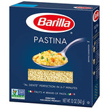 Barilla Pastina Pasta, 12-Ounce (Pack of 8)