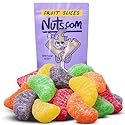 Nuts com Fruit Slice Candy - Assorted Gummy Fruit Slices, Sugar Coated Jelly Candy, Candied Fruit Slices Mix, Cherry Orange Lemon Grape Lime, Jellied