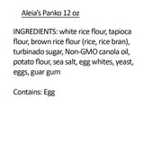 ALEIA'S BEST. TASTE. EVER. Panko Original - 12 oz / 2 Pack - Authentic Taste, Crunchy Breading for Gluten Free Recipes, Certified Gluten Free, Non-GMO, Dairy Free, Low Sodium, Kosher