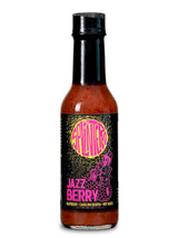 Splintered Sauce JazzBerry Hot Sauce - Sweet Raspberry & Carolina Reaper - Award-Winning Fruit-Based Hot Sauce - Rhythmic Flavor. Distorted Heat