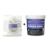 Zogics Antibacterial Wipes, EPA Registered Surface and Gym Equipment Disinfecting Wipes (800 Wipes) + Reusable Wipe Bucket Dispenser