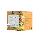 DAKSHIN Organic Immunity Tea Bags | Ashwagandha, Amalaki, Echinacea, Tulsi & Guduchi | Ayurvedic Daily Wellness Tea | Caffeine-Free | USDA Organic |