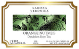 Orange Nutmeg Dandelion Root Tea (Single Serve K-Cup Pods) (12 pods, ZIN: 576755) - 3 Pack