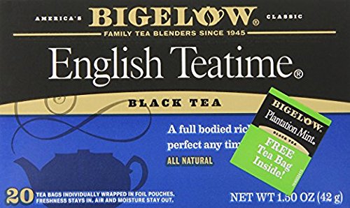 Bigelow English Teatime Tea, 20-Count Boxes (Pack of 6) ( Value Bulk Multi-pack)