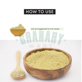 Natural Fennel Seed Powder by Granary Mart - - Natural & Gourmet Spice - Perfect Addition to Tea/Drinks/Roast/Rubs/Bakes/ - Cooling Properties
