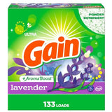 Gain Powder Laundry Detergent, Lavender Scent, 133 Loads, 123 OZ