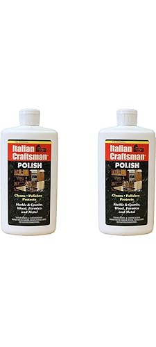 Granite and Marble Polish - Cleans and Protects - Italian Craftsman 16 oz (Two Pack)