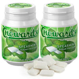Choward's Spearmint Sugar-Free Gum | Unique Aromatic Flavors for Everyday Freshness | Long-Lasting Flavor | Soft Chew | Portable Bottle for On the Go