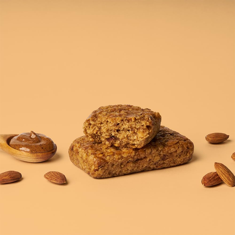 Bobo's Almond Butter Oat Bars, Simple Ingredients, Whole Grain Oats, Plant Based, Gluten Free Breakfast Bars, Non-GMO, Healthy Snacks for Adults
