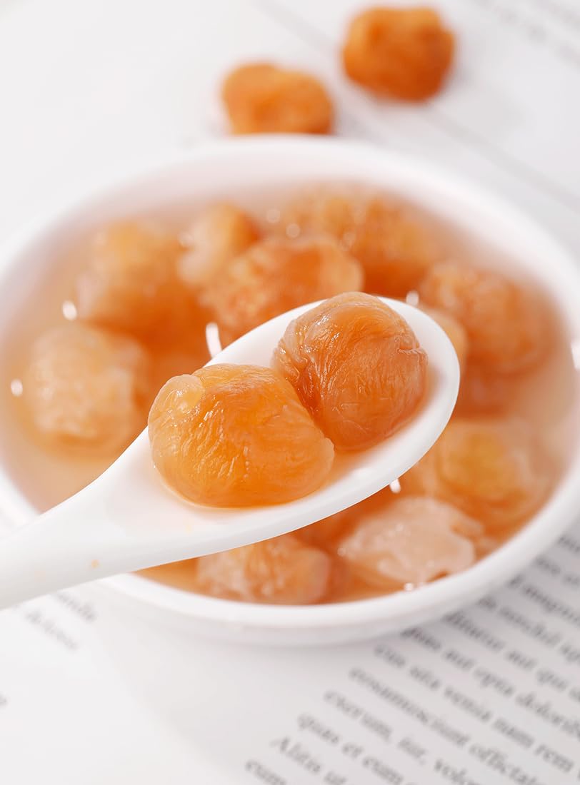 Premium Dried Longan Fruit 9 Oz/256g,Selected Longan Fruit,100% Natural, No Sugar Added & No Additive.