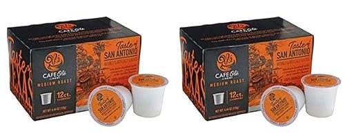 H-E-B Cafe Ole Taste of San Antonio Medium Roast Single Serve Coffee Cups 12 count - PACK OF 2
