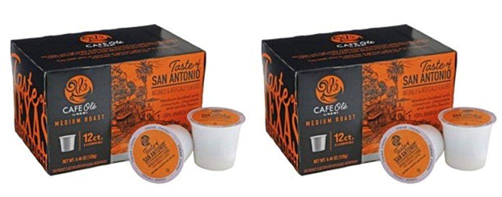H-E-B Cafe Ole Taste of San Antonio Medium Roast Single Serve Coffee Cups 12 count - PACK OF 2