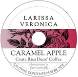 Caramel Apple Costa Rica Decaf Coffee (Single Serve K-Cup Pods) (Gourmet, Naturally Flavored, Whole Coffee Beans) (12 pods, ZIN: 576848) - 2 Pack